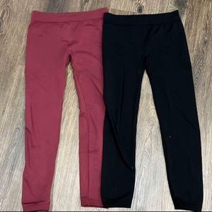 Fleece leggings